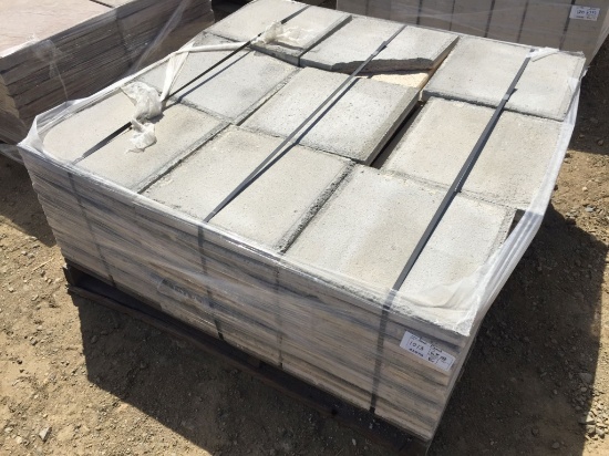 Pallet of Misc 12" x 12" Concrete Pavers.