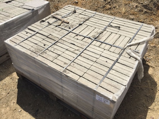 Pallet of Misc 12" x 12" x 2" Concrete Pavers.