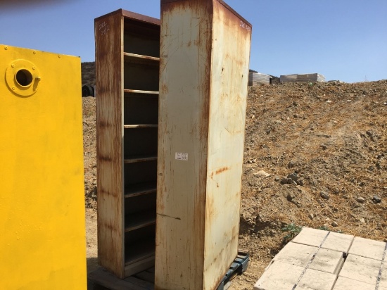 (2) 16" x 36" x 86" Metal Storage Shelves.