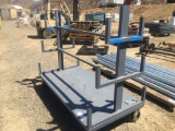 3' x 6' Heavy Duty Metal Pipe/Lumber Cart.