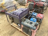 (3) Generators, and (2) Gas-Powered Water Pumps.