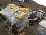 (4) Pallets of Misc Transit Bus Seats & Railing.