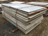4' x 8' Wood Concrete Forms.