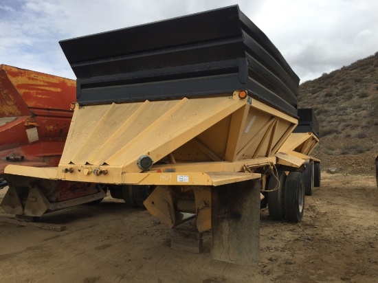 Fruehauf Bottom Dump Trailer Set,