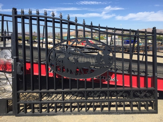 Unused 2022 Greatbear 20' Bi-Parting Iron Gate