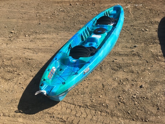 (2) 2021 Pelican River Gorge 130XP Kayaks,