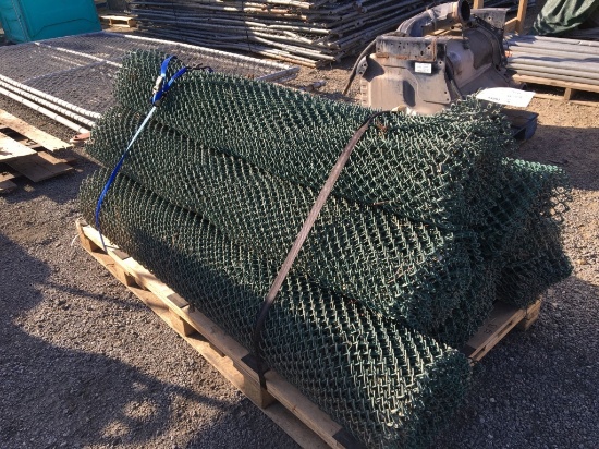 (6) Rolls 6' Privacy Chain Link Fencing.