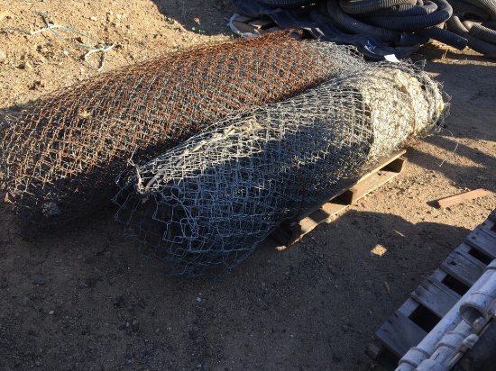 (2) Rolls of 6' Chain Link Fencing.