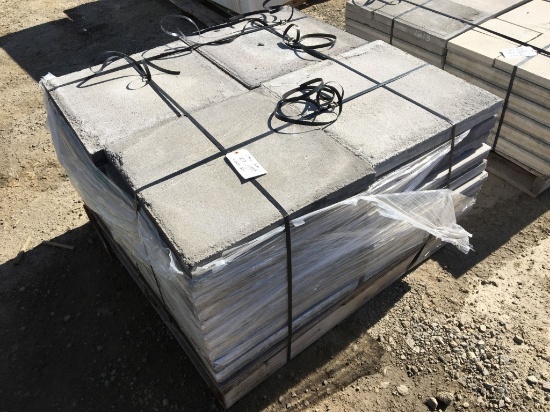 Pallet of Misc 20" x 20" Concrete Pavers.