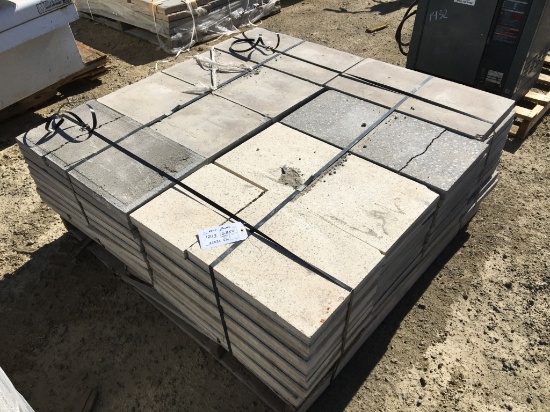 Pallet of Misc 12" x 24" Concrete Pavers.