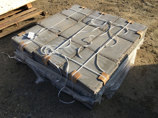 Pallet of 16" x 16" Misc Concrete Pavers.