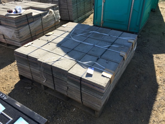 Pallet of Misc 16" x 16" Concrete Pavers.