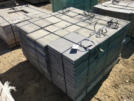 Pallet of Misc 16" x 16" Concrete Pavers.