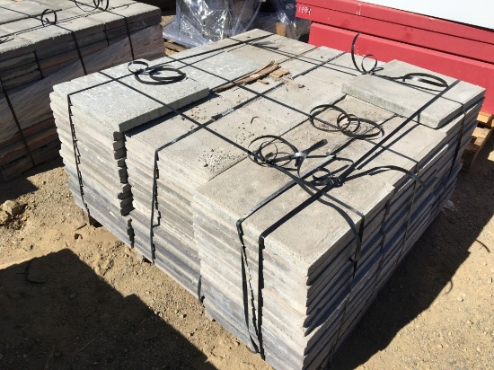 Pallet of Misc 16" x 16" Concrete Pavers.
