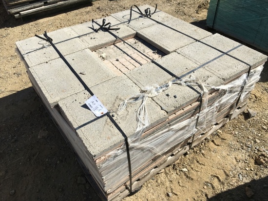 Pallet of Misc 16" x 16" Concrete Pavers.