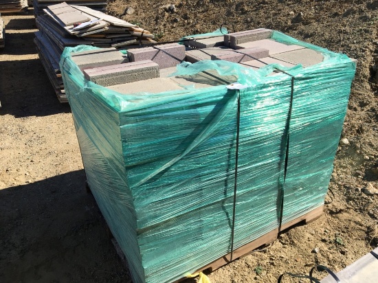 Pallet of Misc 12" x 12" Concrete Pavers.