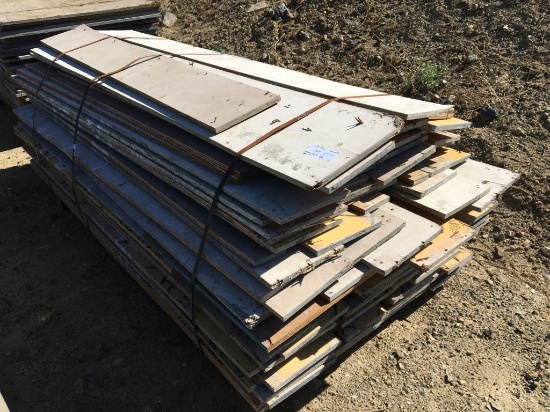 4' x 8' Wooded Concrete Forms.