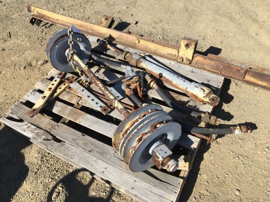 Pallet of Misc Tractor Parts, Including