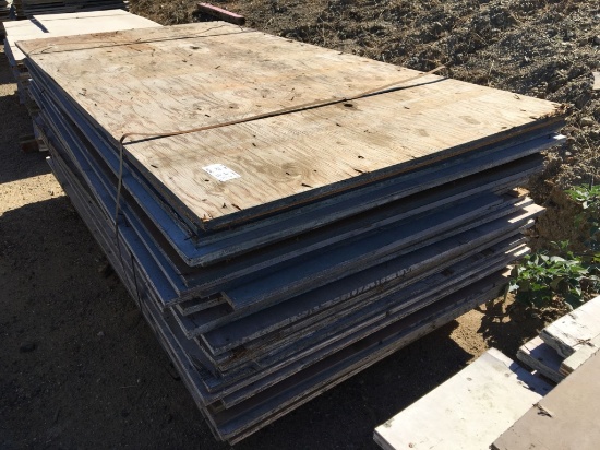 4' x 8' Wooden Concrete Forms.