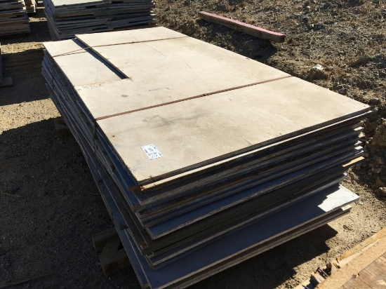 4' x 8' Wooden Concrete Forms.