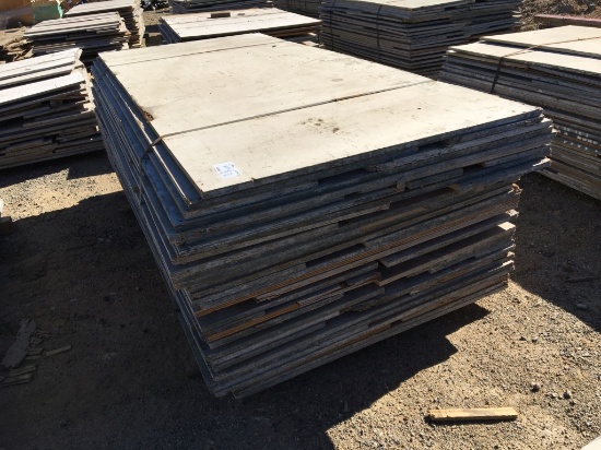 4' x 8' Wooden Concrete Forms.