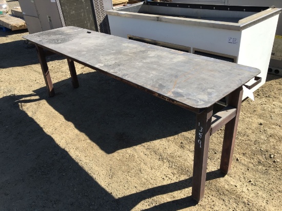 25" x 96" Work Table.
