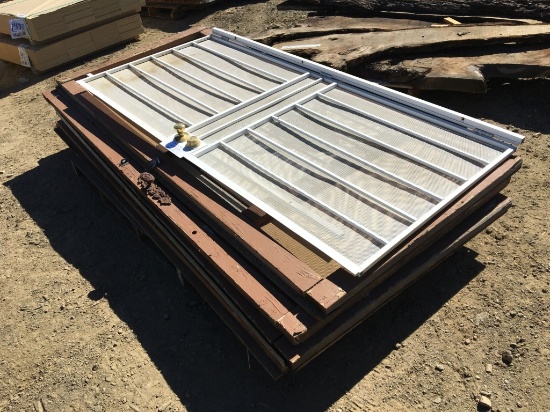 (4) 41" x 91" Decorative Doors,