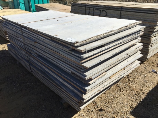 4' x 8' Wooden Concrete Forms.