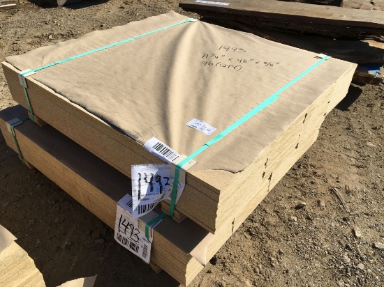 (96) 11.25" x 48" x 5/8" Pressboard Shelving.