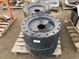 (4) 34x12-20/800 Solid Tires & Rims.