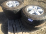 (4) Bridgestone 245/75R17 Tires & 5-Lug Rims,