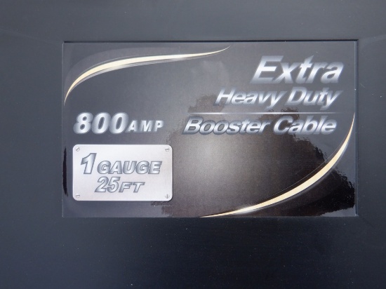 Unsed 25ft 800 AMP Extra Heavy Duty Booster Cable.
