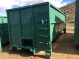 22ft High Side Roll Off Bin.
