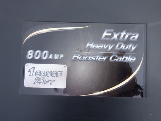Unsed 25ft 800 AMP Extra Heavy Duty Booster Cable.