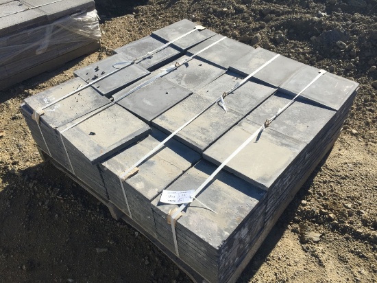 Pallet of 12in x 12in Misc Concrete Pavers.