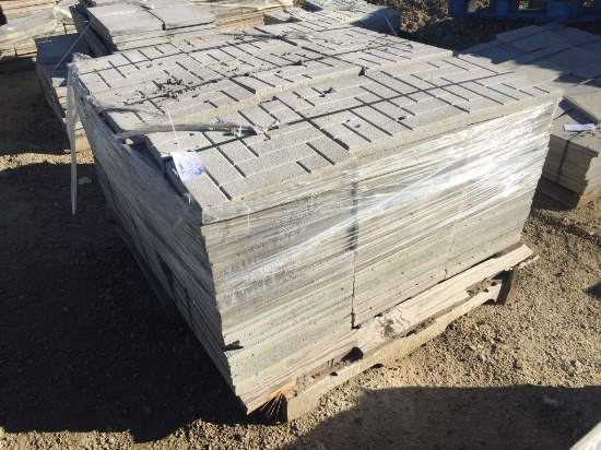 Pallet of 16in x 16in Misc Concrete Pavers.
