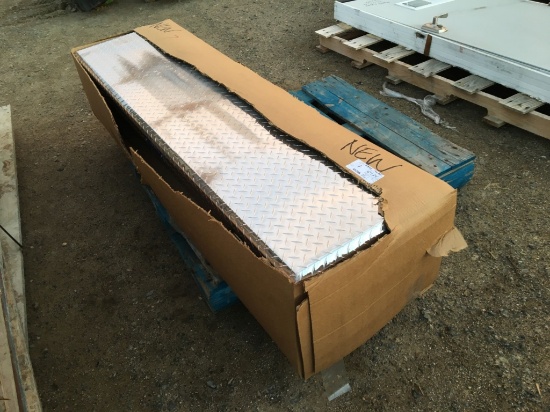 Unused 20in x 72in Diamond Plate Truck Tool Box.
