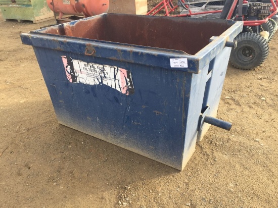 39in x 57in x 37in Metal Bin.