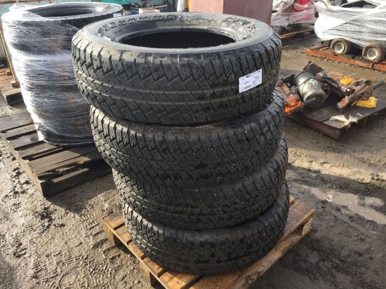(4) Bridgestone 225/70R19.5 Tires.