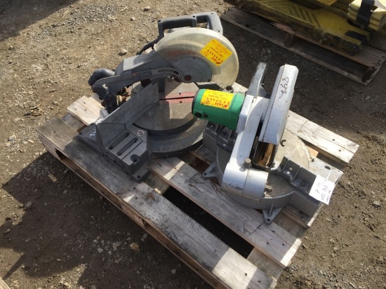 Hitachi & Skilsaw Miter Saws.