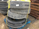 (4) Mercius CS3000 11R24.5 Truck Tires.
