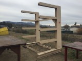 66in x 103in x 92in Metal Cantilever Storage Rack.