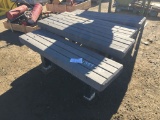 (4) 14.5in x 52in Concrete Benches