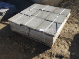 Pallet of 16in x 16in Misc Concrete Pavers.