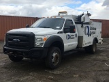 2015 Ford F550 4WD Lube Truck,