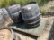 (2) Wooden Wine Barrels.