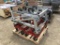 (2) Aluminum Carts, & (2) Metal Carts.