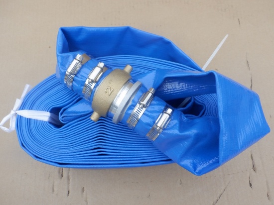 Unused 2in x 50ft Discharge Water Hose.
