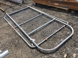 Chain Link Gate and Metal Frame.