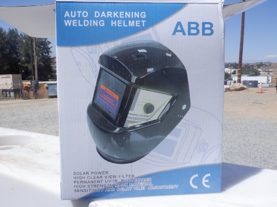 Unused Auto Darkening Welding Helmet.